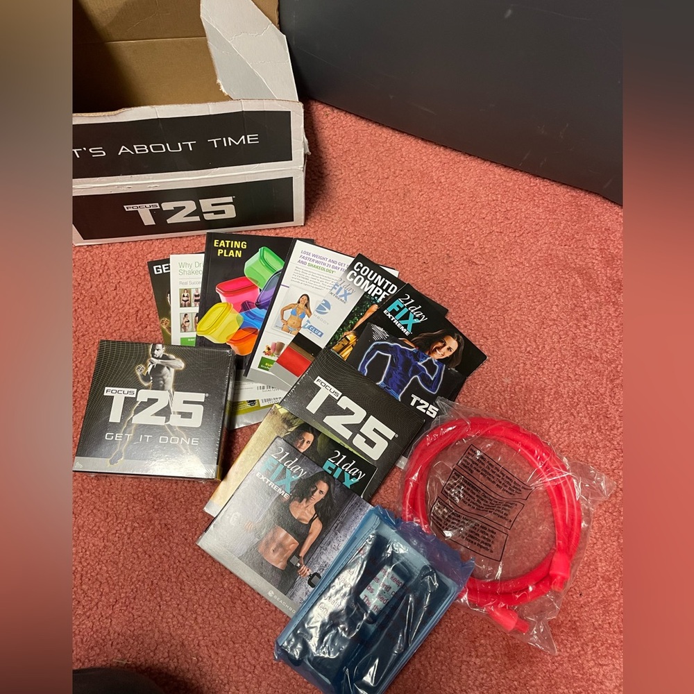 T25 workout kit.